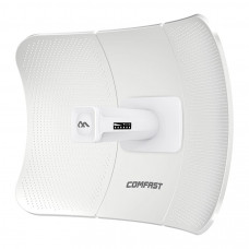 Κεραία Wi-Fi Comfast CF-E317A Eξωτερικής Tοποθέτησης Wireless Bridge 24dBi 5.8GHz 300Mbps IP65 11km Απόσταση Μετάδοσης Λευκό