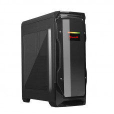 Marvo CA-113 Gaming Midi Tower Κουτί Υπολογιστή με Πλαϊνό Παράθυρο και RGB Φωτισμό Μαύρο